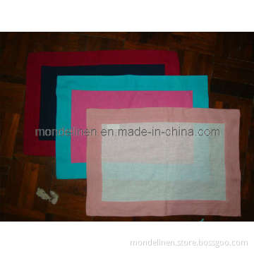 Color Border Placemat in Solid Color (PM-005)